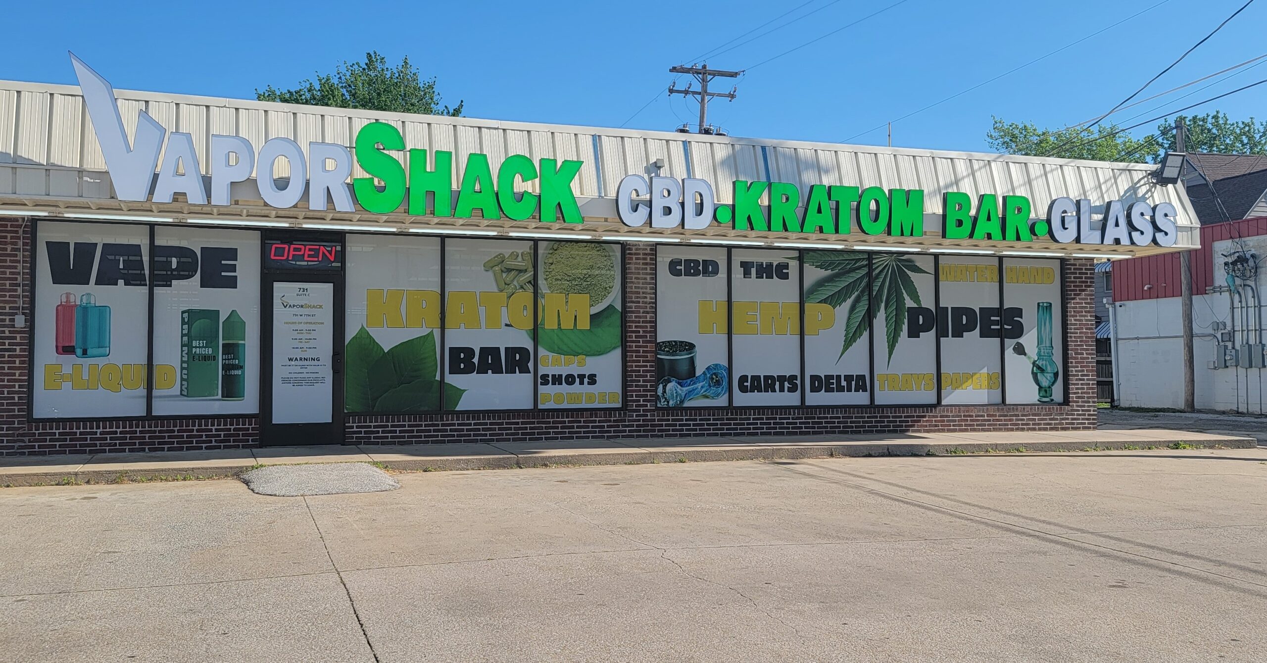 Vapor Shack and Kratom bar